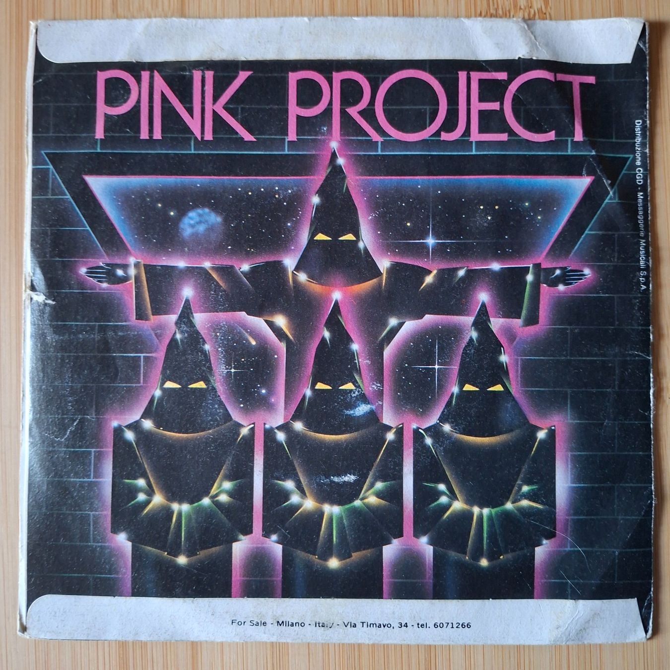 Dischi in vinile: Single 7'' Vinyl Pink Project – Usato da Burg AG venduto da ..machine_rec.. 1