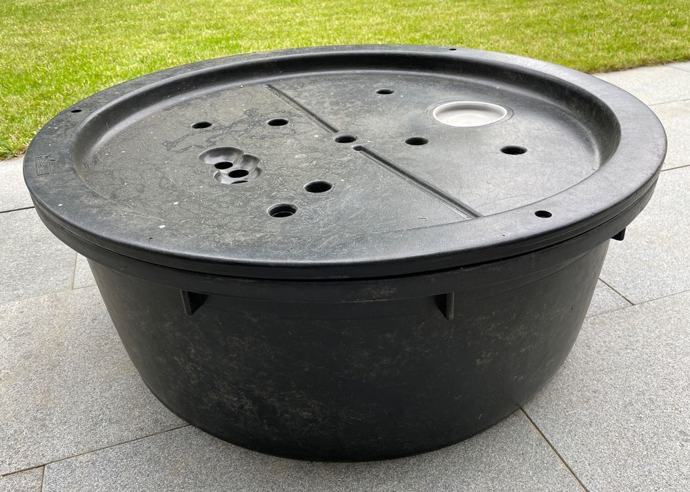 RundBecken mit Abdeckung für Gartenbrunnen Kaufen auf Ricardo