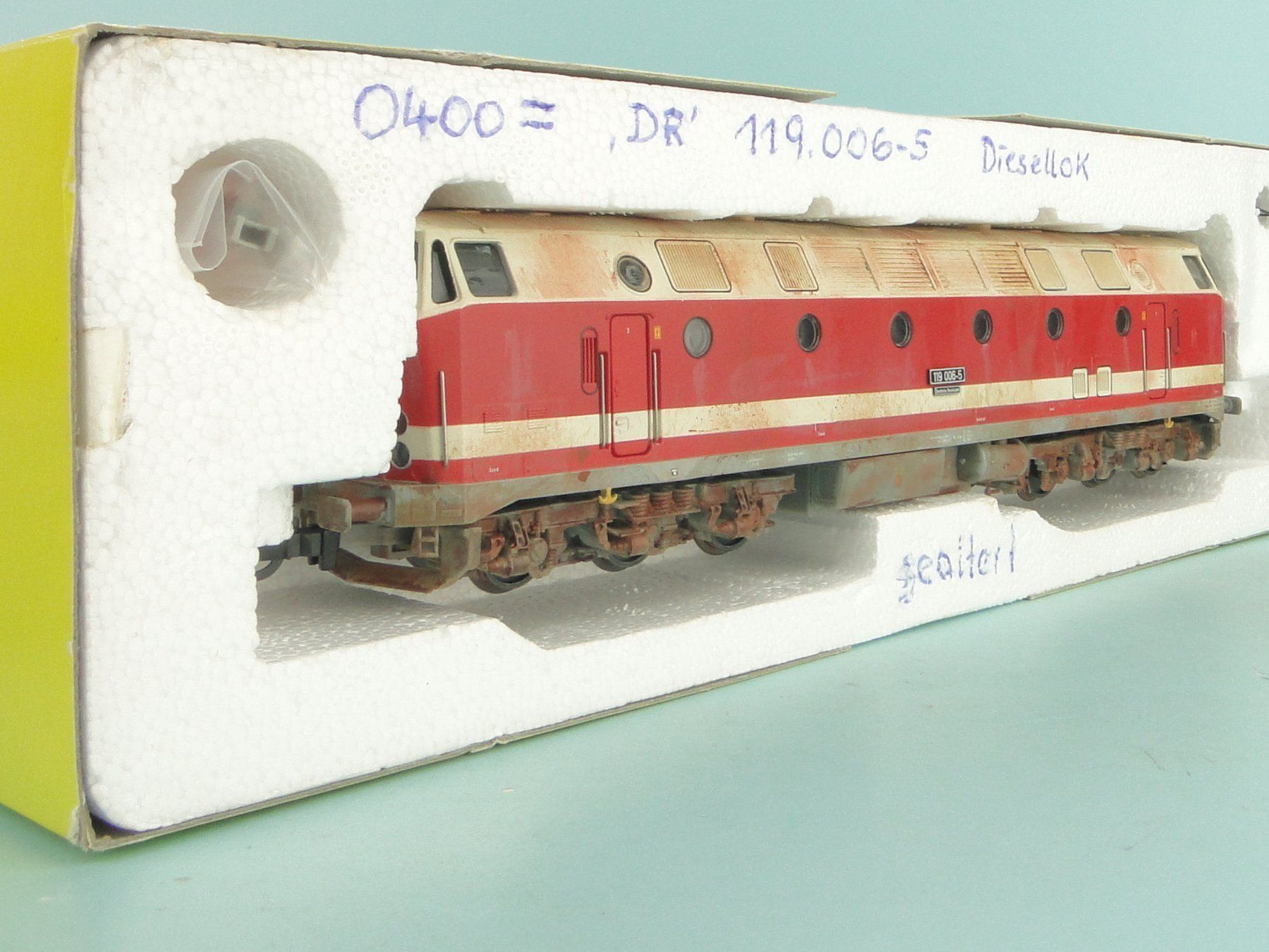 Brawa Modellini di ferrovie: Brawa DR Baureihe 119/219, gealtert – Usato da Bülach venduto da cann11 2