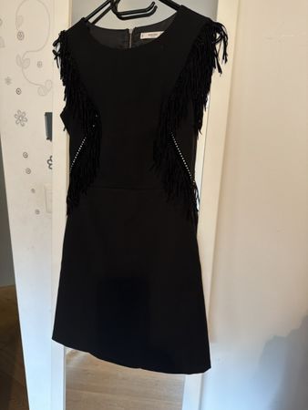 Mango Kleid mit Fransen, schwarz, Grösse S, Top Zustand!