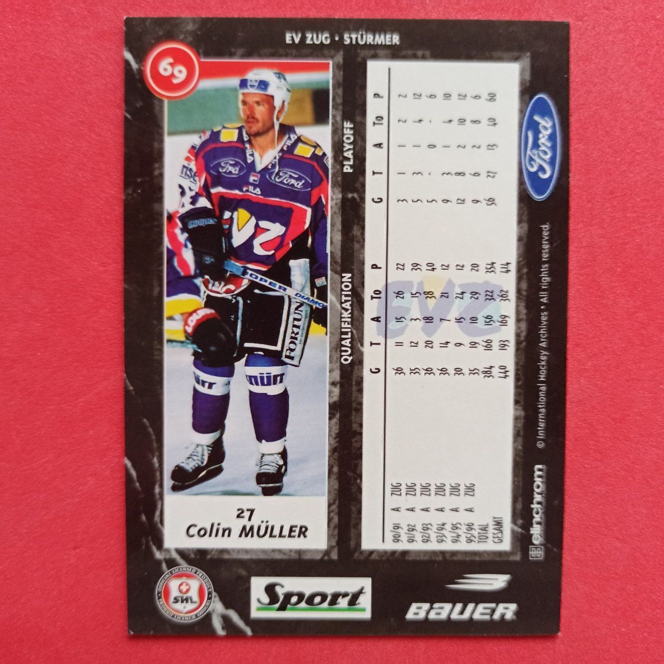 Sammelbilder & Trading cards: Colin Müller - EV ZUG - 1996/97 – Gebraucht aus Dübendorf von kb86_MOVIE 1