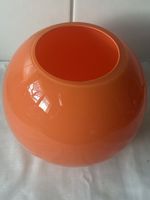 Vintage Vase,  orange Glas Kugel Vase - Sommer Deko!