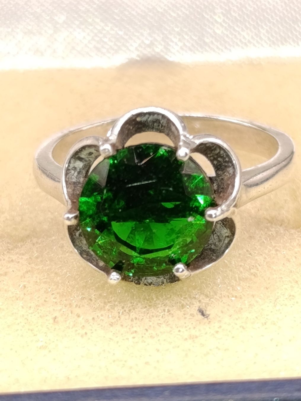 Anelli: Vintage 925er Silber Ring mit Schmuckstein Top – Usato da Steffisburg venduto da 1.Schmuckschatulle 3