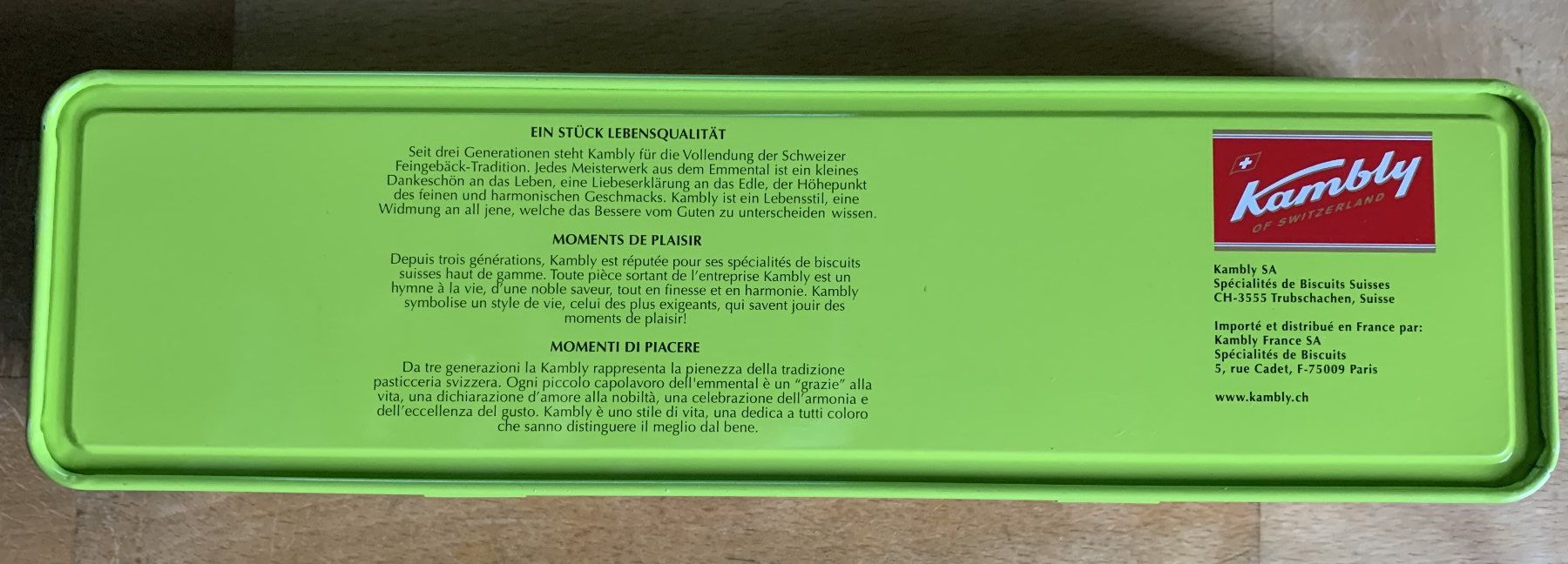 Altro in Decorazioni & Accessori: SCHÖNE KAMBLY DOSE MIT FLORALEM DESIGN – Nuovo (secondo la descrizione) da Birsfelden venduto da Emporio82 4