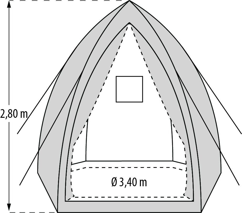 Gartenhäuser & Gewächshäuser: Pflanzenzelt Hawaii XL – Neu und originalverpackt aus Erlinsbach von Home-World 1
