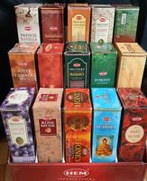 Encens indiens 15 paquets d encens sur présentoir
