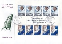 MONACO 1987 EUROPA DER MENSCHLICHE GEISTEMPELT - L123