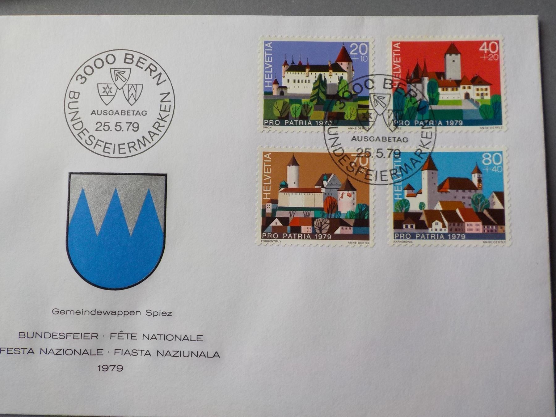 Tutti i francobolli: 1979, FDC, Pro Patria, Serie – Nuovo (secondo la descrizione) da Muri b. Bern venduto da Ricardoverkauf