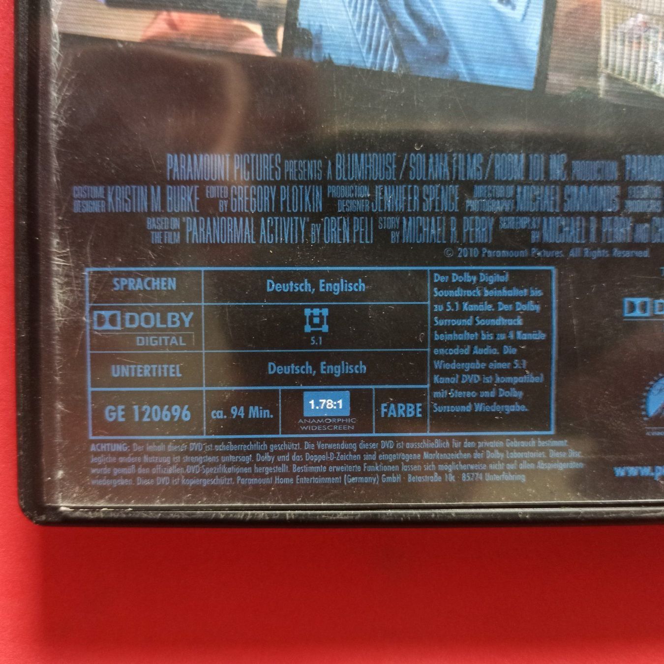 Tutti i DVDs: Paranormal Activity 2 (Extended Cut) – Usato da Dübendorf venduto da kb86_MOVIE 2