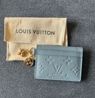 Louis Vuitton LV Charms Kartenetui Olympic Blau Neu Damen