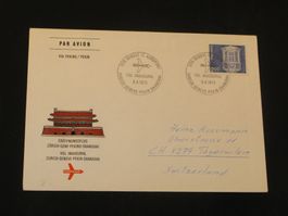 Eröffnungsflug Zürich-Genf-Peking-Shanghai 06.04.1975