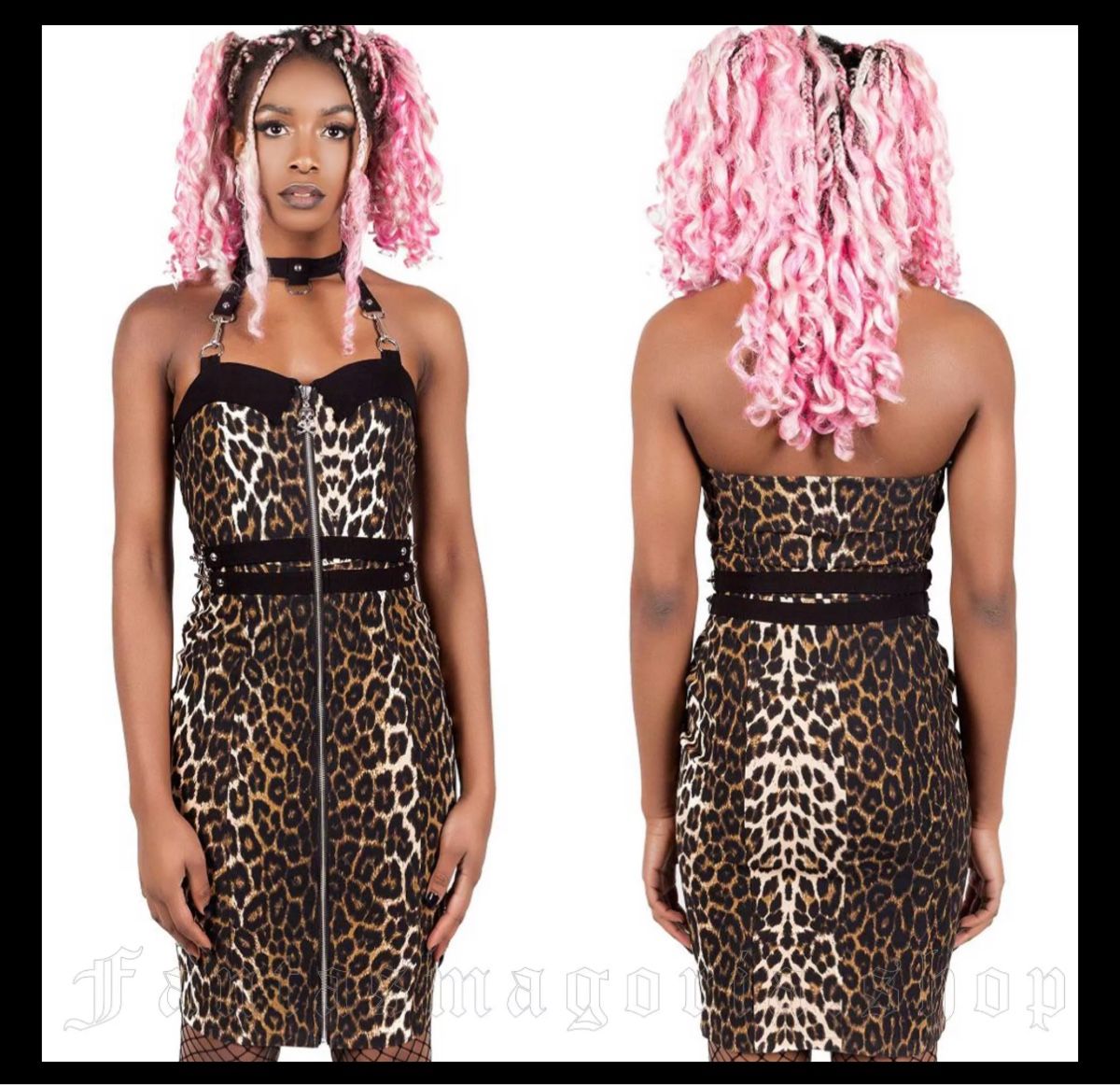Killstar Robes: Killstar Leopard Print Mini Dress – Neuf avec emballage d'origine à Winterthur par dylansean
