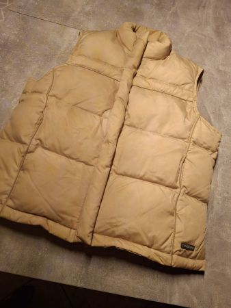 Gilet doudoune beige taille 42 marque Casa Blanca 30% plumes