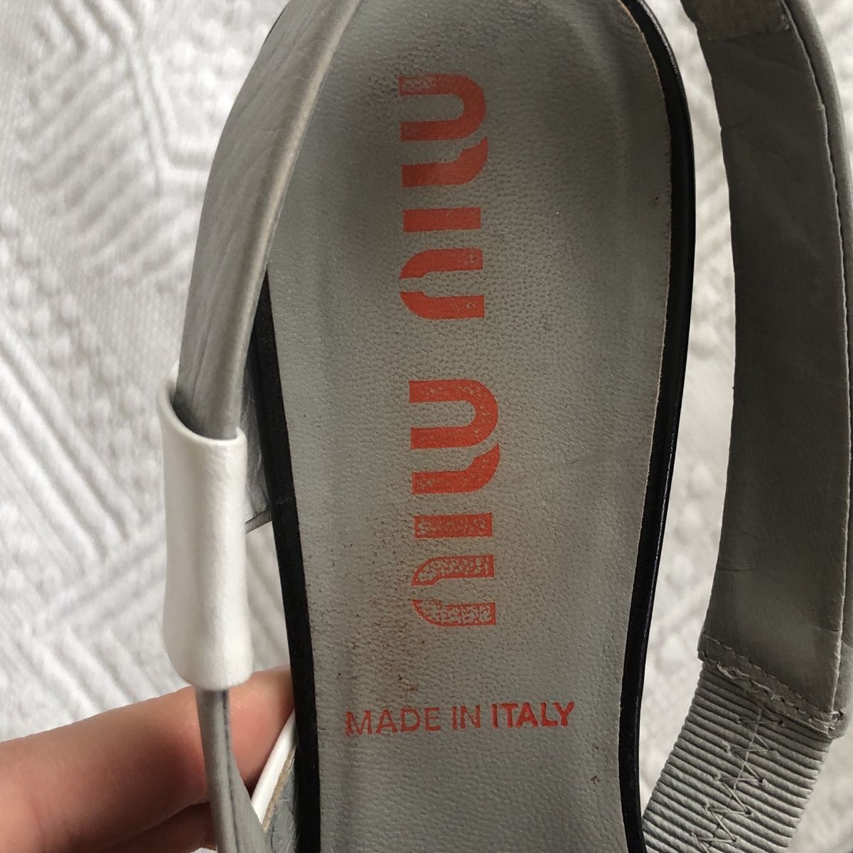 Miu Miu Scarpe da donna: MiuMiu Leder Sandalen – Usato da St. Gallen venduto da Kollision 5