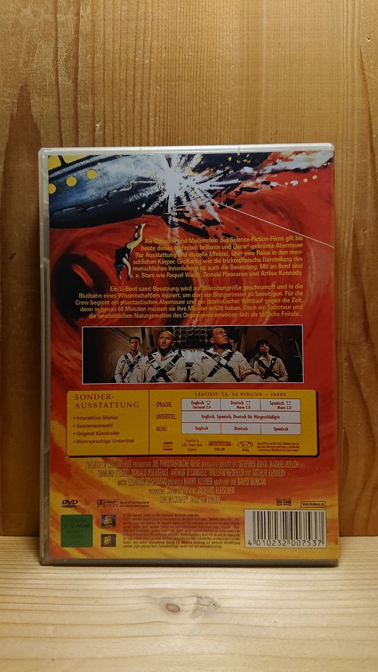 Alle DVDs: DIE PHANTASTISCHE REISE DVD – Gebraucht aus Wilderswil von Exebub 1