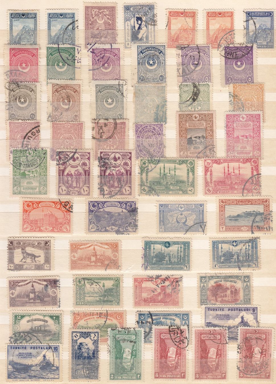 Tutti i francobolli: Türkei ab 1865, 270 Stk – Usato da Bürglen TG venduto da StampGraf 2