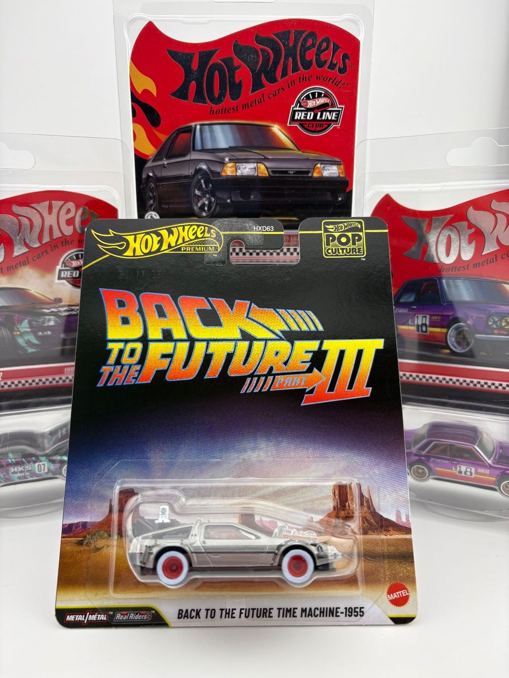 Hot Wheels Voitures modèles: Hot Wheels Back to the Future Time Machine Premium – Neuf avec emballage d'origine à Flawil par HeisseReifen