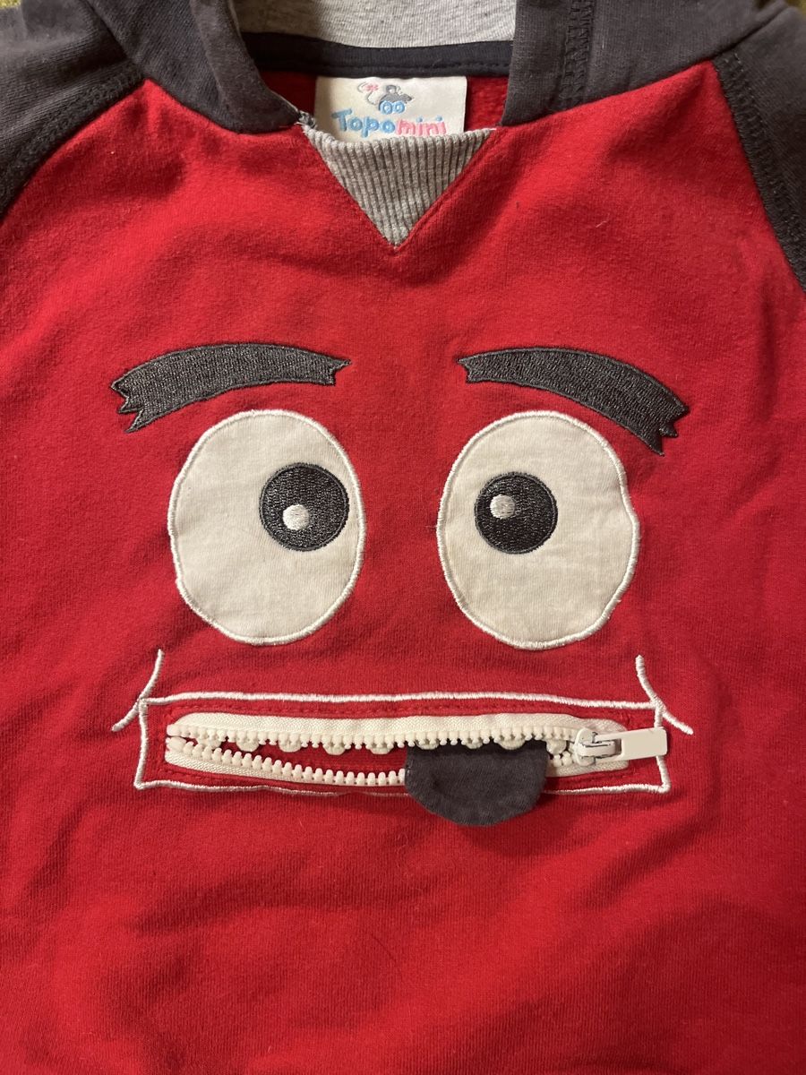 Maglioni & Felpe: Kinder Hoodie Gr. 86 süss Gesicht – Usato da Kaisten venduto da Wavechip 3