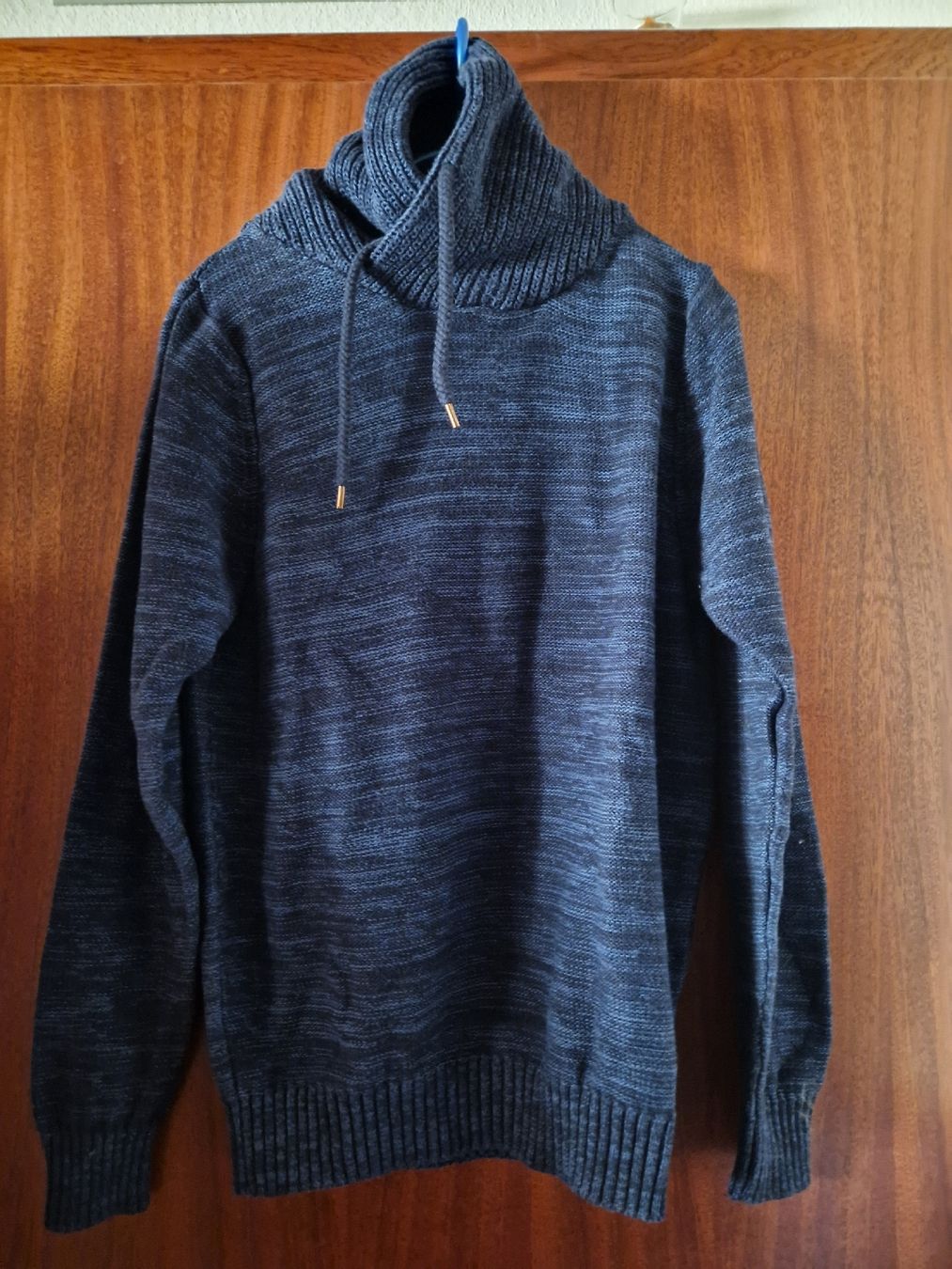Maglioni & Felpe: Pull Springfield col montant bleu chiné taille S – Nuovo (secondo la descrizione) da Lausanne venduto da osi_7gvb