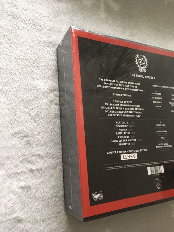 Rammstein 21ST ANNIVERSARY BOX SET (Neu und originalverpackt) in Zürich ...