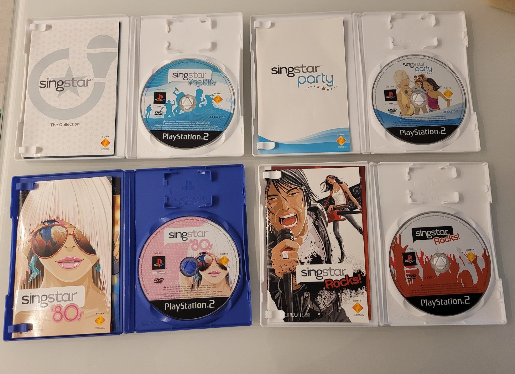 Giochi: 4x SingStar / Playstation 2 (PAL) – Usato da Uezwil venduto da -Retrogames- 2