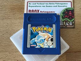 Pokémon Blaue Edition, D, original, neue Batterie, Game Boy