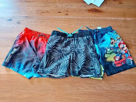 3-er pack Badehosen