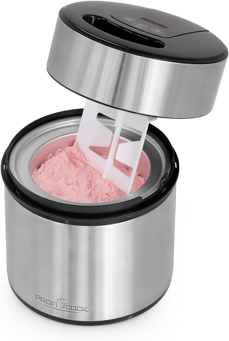 Elettrodomestici da cucina: Eismaschine 1800ml Eiscreme Joghurtbereiter Sorbet Timer – Nuovo e nell'imballaggio originale da Zürich venduto da jasminleut