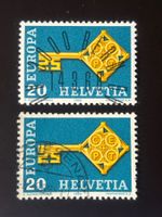 CH1968 EUROPA - Zu 456 - Obli pleine 1er jour (**)+ 1/2 lune