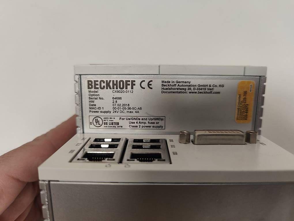 Beckhoff Elektronikbauteile: Beckhoff CX9020 - PC embarqué EtherCAT / TwinCAT 3 – Gebraucht aus Pâquier-Montbarry von joris.blanc 2