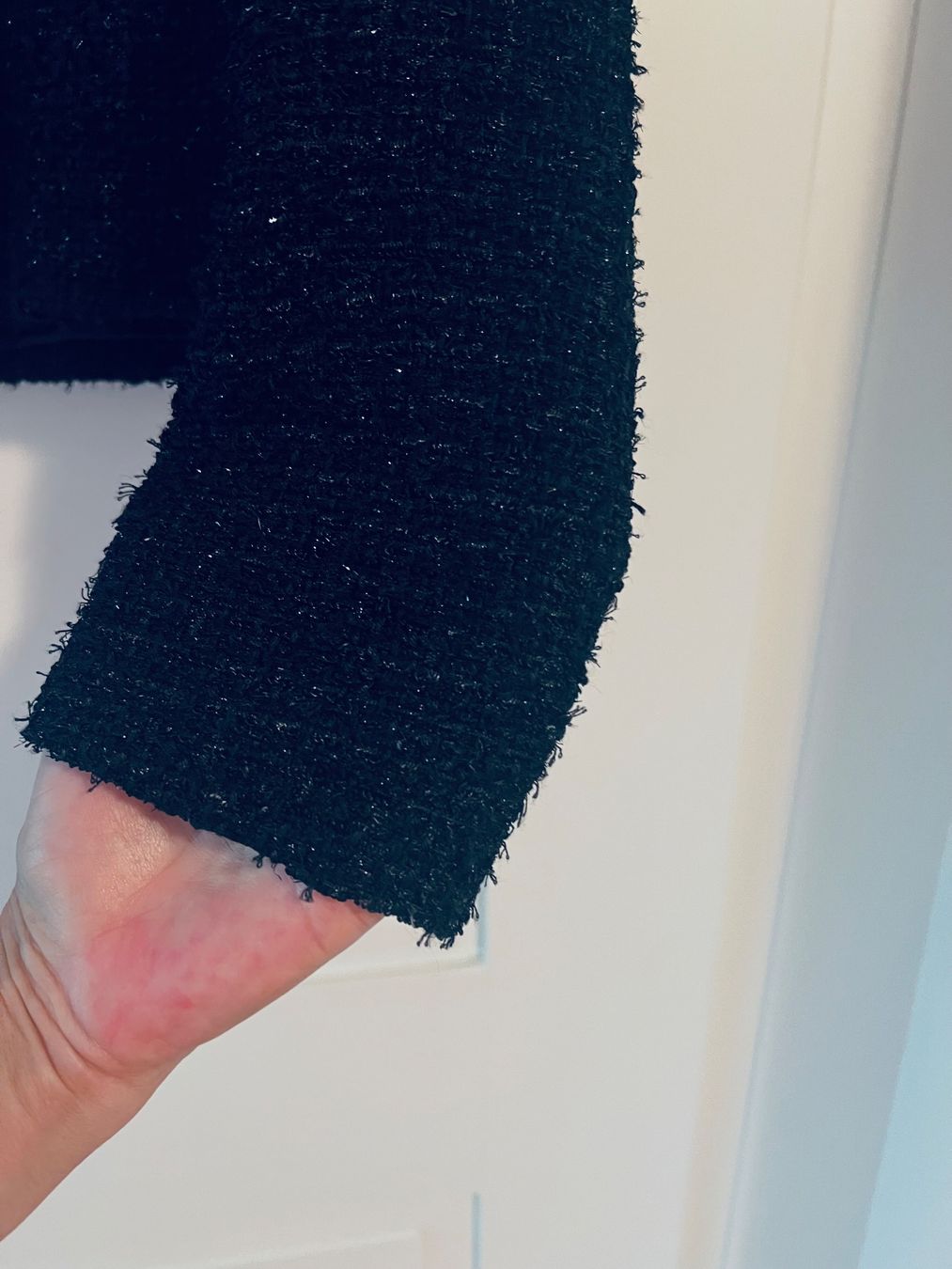 Zara Vestes: Zara Black Tweed Jacket - Top! – D'occasion à Rüschlikon par topswissvintage 2