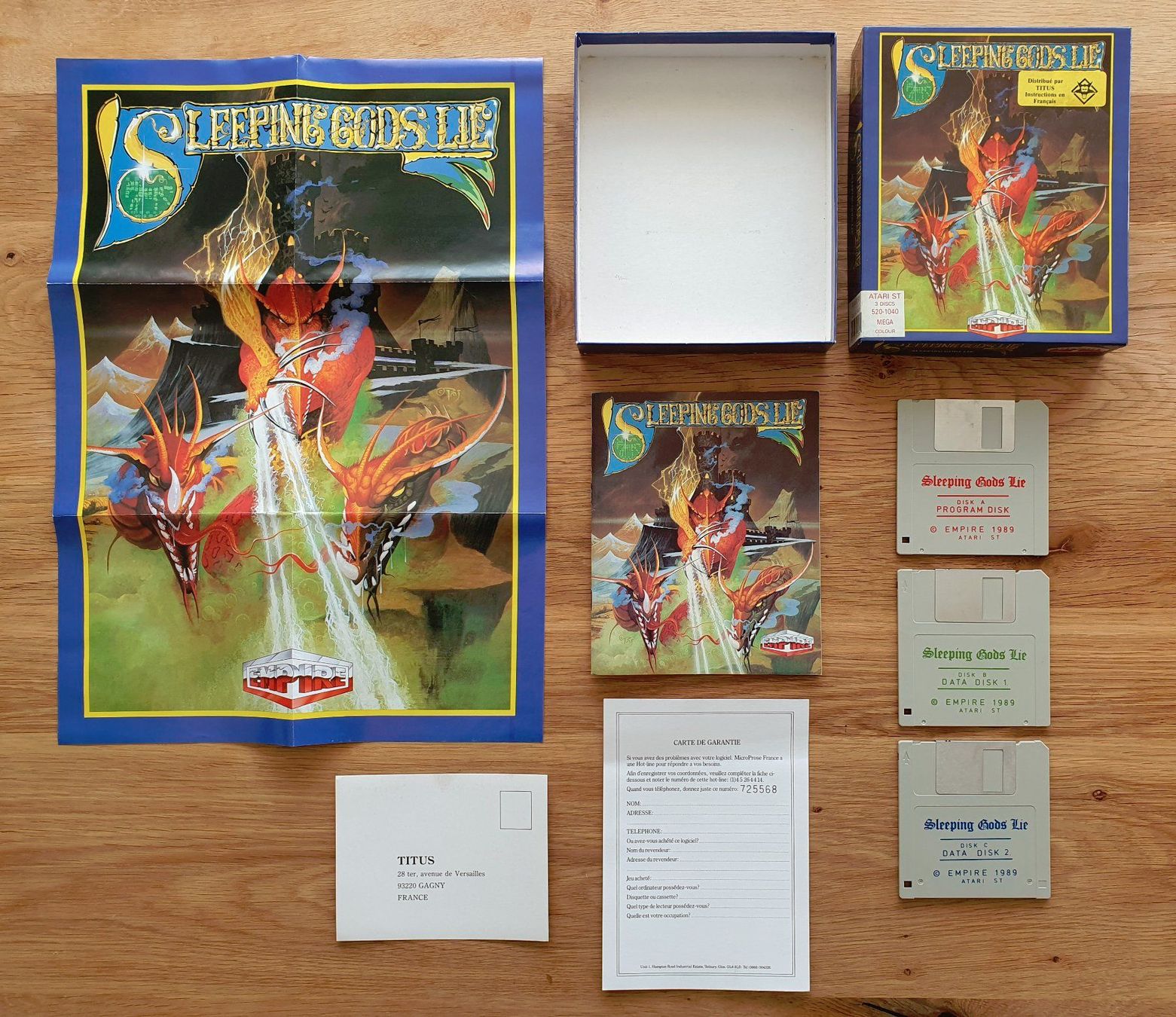 Atari Spiele: Atari ST Sleeping Gods Lie (1989) Semi Big Box – Gebraucht aus Greifensee von perfectioN88 3