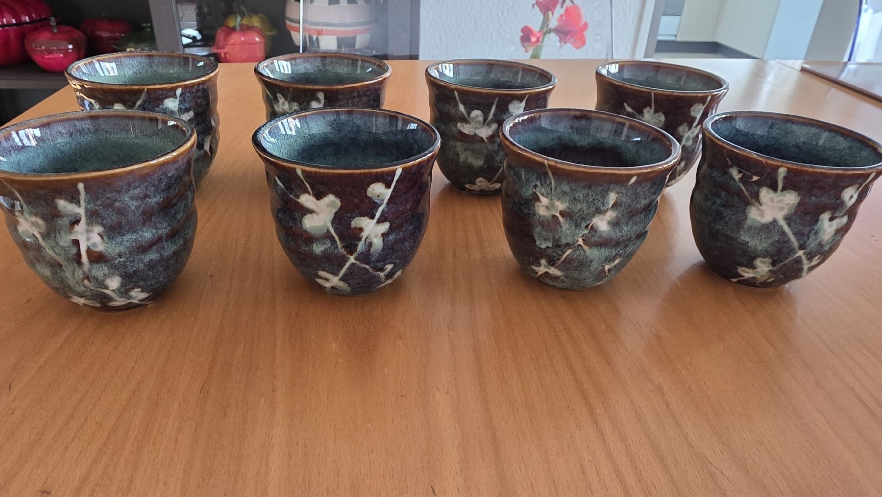 Set di piatti: Wunderschönes handbemaltes Sakura Steingut Set 8 teilig ! – Nuovo (secondo la descrizione) da Binningen venduto da Hofka64 7