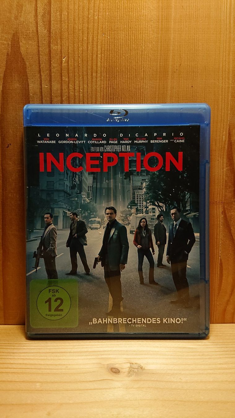Tutti i DVDs: INCEPTION Blu-Ray mit Leonardo DiCaprio – Usato da Wilderswil venduto da Exebub