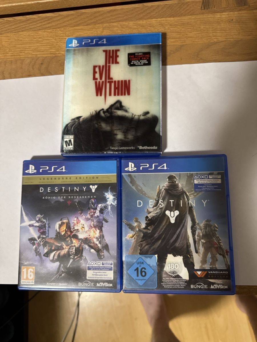 Sony Giochi: PS4 Action-Paket – Destiny + The Evil Within – Nuovo (secondo la descrizione) da Walenstadt venduto da M4ptok