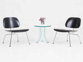 Vitra LCM Sessel von Charles & Ray Eames in Schwarz
