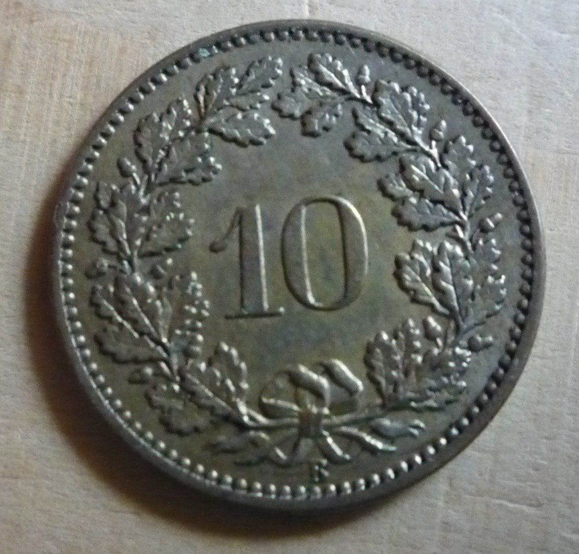 Tutti le monete: 10 Rappen 1871, stgl, KW CH 275.-- – Usato da Rieden SG venduto da Sammelfreund 1