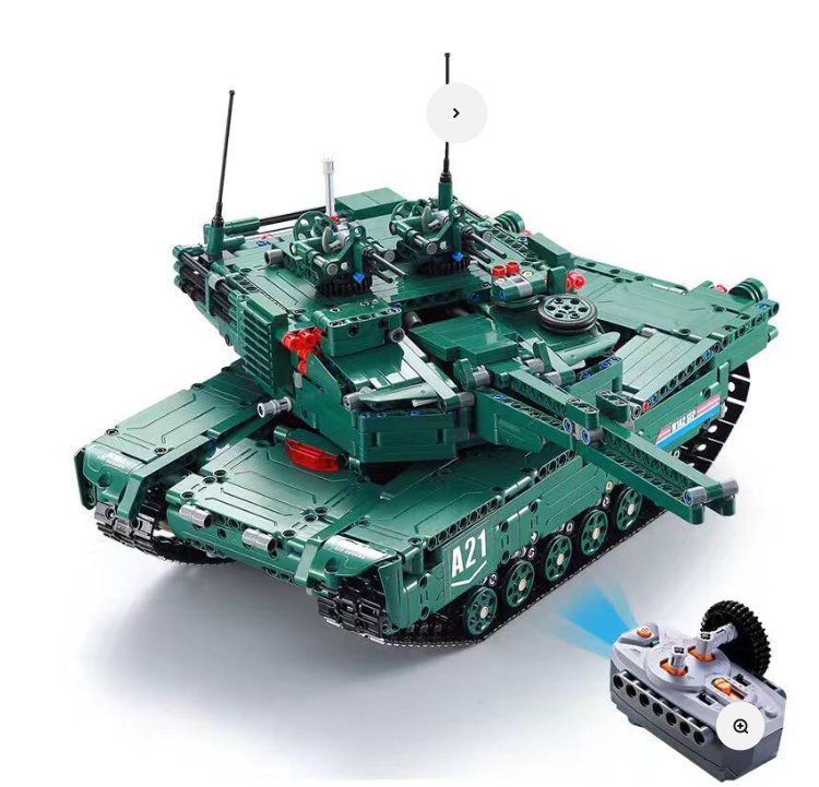 Giocattoli: Klemmbauklötze Panzer M1-A2 / Remote controlled / 1498pcs – Usato da Vilters venduto da Dr.Broccoli