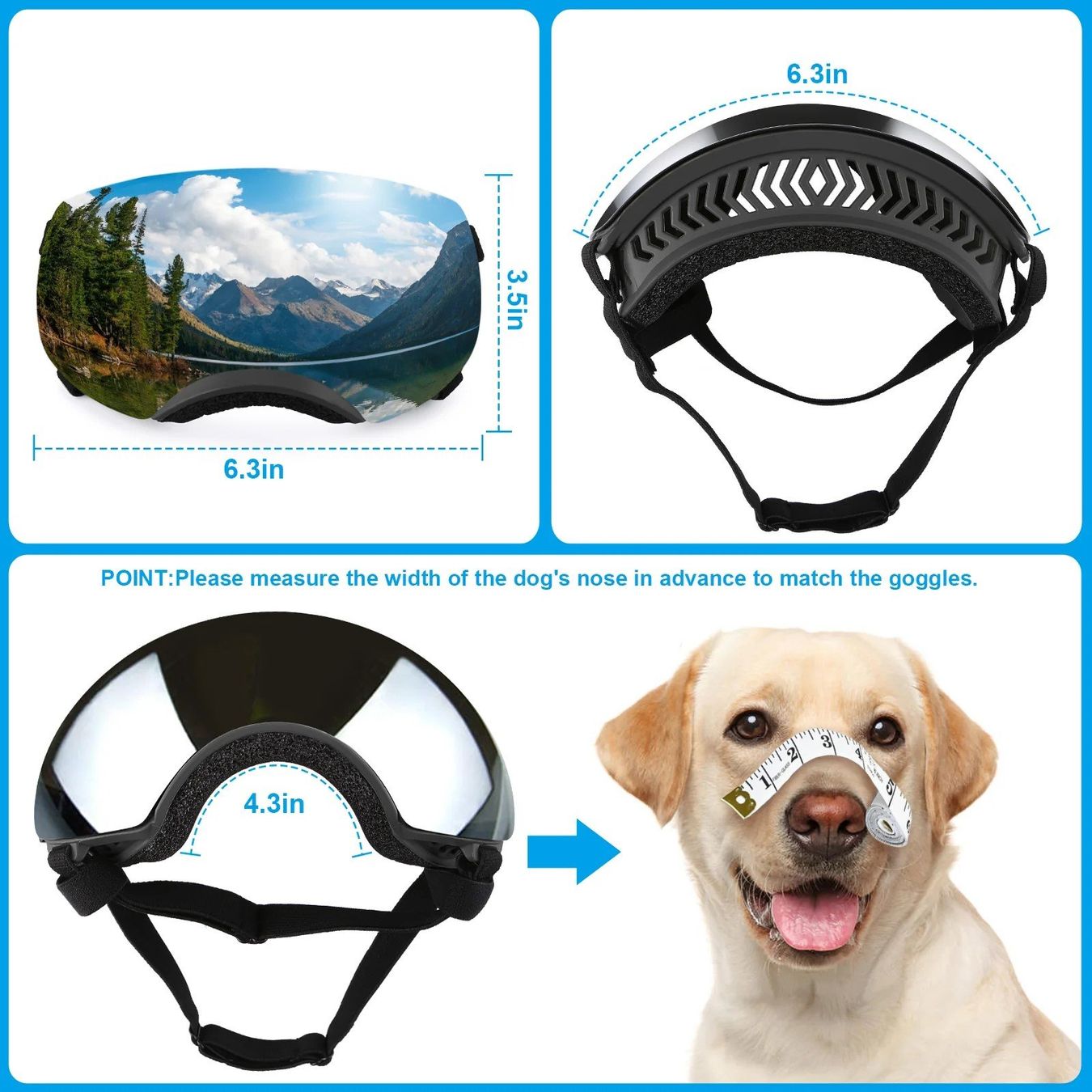 Occhiali & Lenti: Dog Goggles Hundesonnenbrille – Nuovo e nell'imballaggio originale da Deitingen venduto da cor_7h7k 1