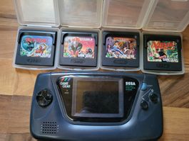 Sega Game Gear (defekt) inkl. 4 Spiele