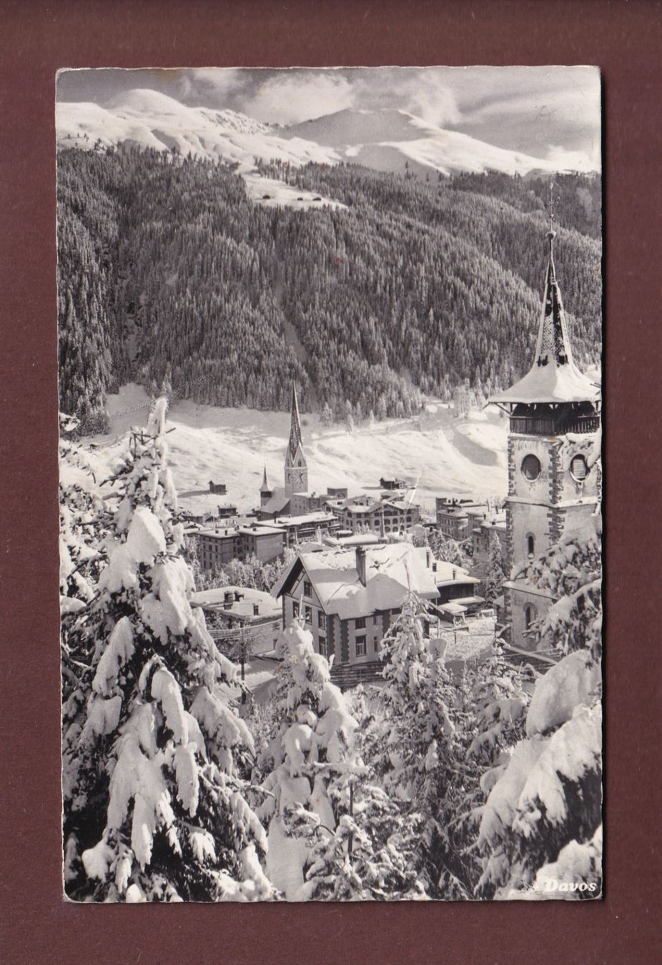 Cartes postales: DAVOS-PLATZ - Wintermorgen – D'occasion à Pully par nicecards-shop