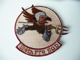 124th Fighter Squadron  USAF Badge neuwertig mit Klettrücks.