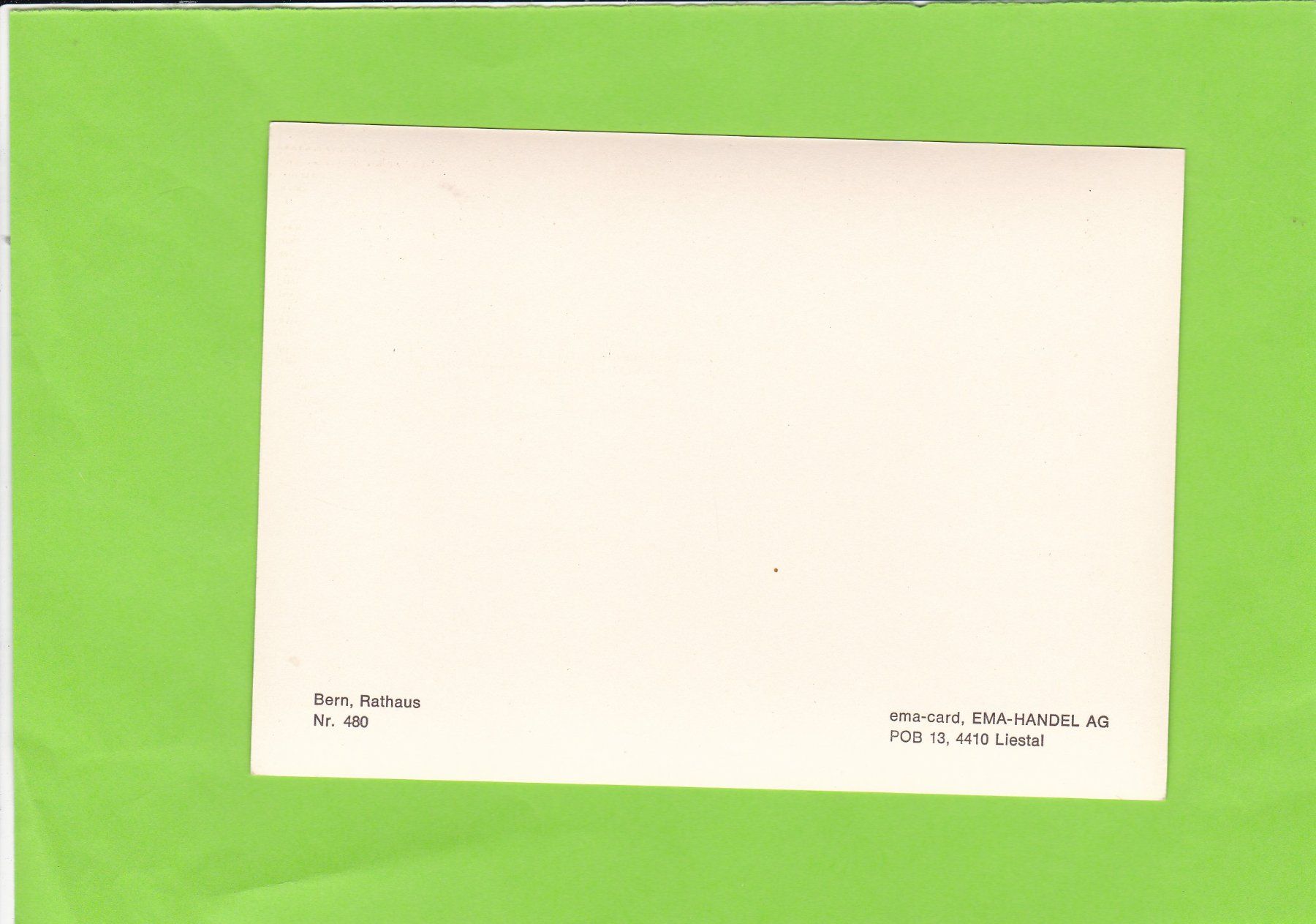 Cartoline postali: Bern-Rathaus – Usato da St. Peterzell venduto da neckertal 1