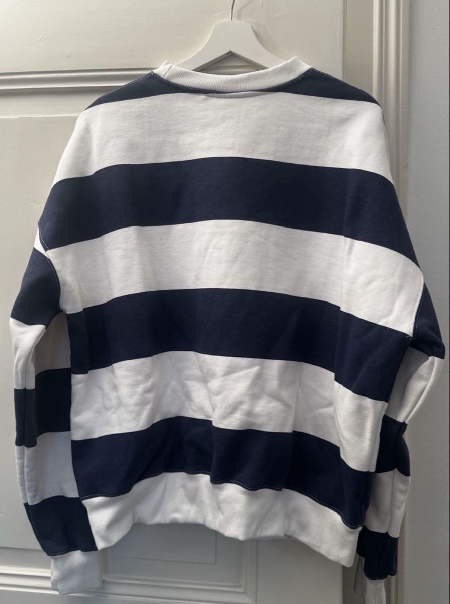 Pull&Bear Pullover & Sweatshirts: Pull&Bear Sweatshirt gestreift Blau Weiß Gr. L Neu. – Neu (gemäss Beschreibung) aus Zürich von ber_78xz 2