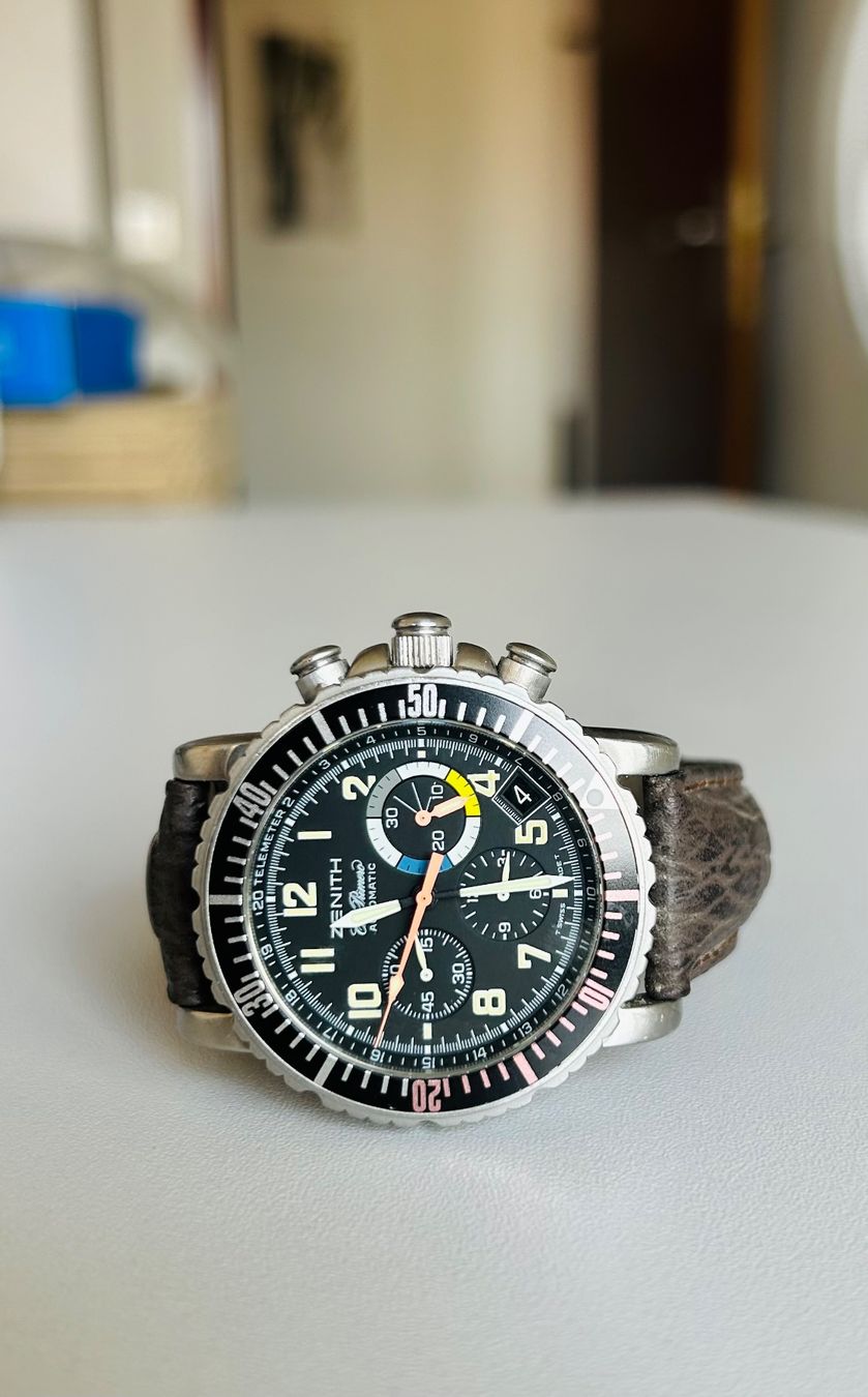 Zenith Montres: Zenith El-primero Rainbow-flyback chronograph – D'occasion à Colombier VD par Xzbit 4