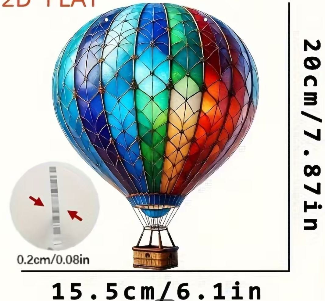 Tutte le decorazioni: Fensterbild Luftballon (Acryl) – Nuovo e nell'imballaggio originale da Langenbruck venduto da Gumsi 1