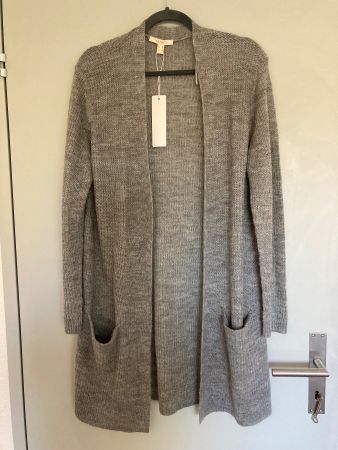 Esprit Long-Cardigan, hellgrau, Gr. M mit Etikette
