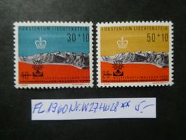 FL 1960 Nr. W27+W28 postfrisch **