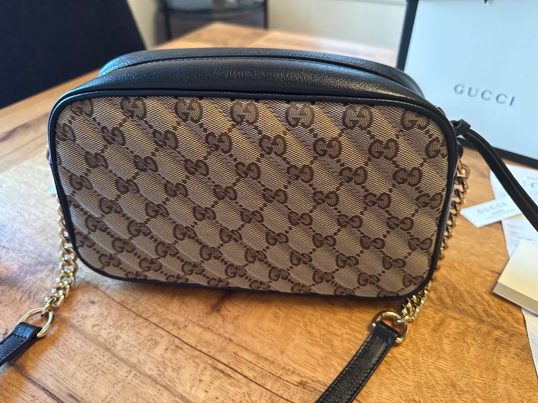 Gucci Borse da donna: GUCCI Marmont Small Monogram Canvas Crossbody Camera Bag – Nuovo e nell'imballaggio originale da Basel venduto da jetzt-wird-gemistet 3