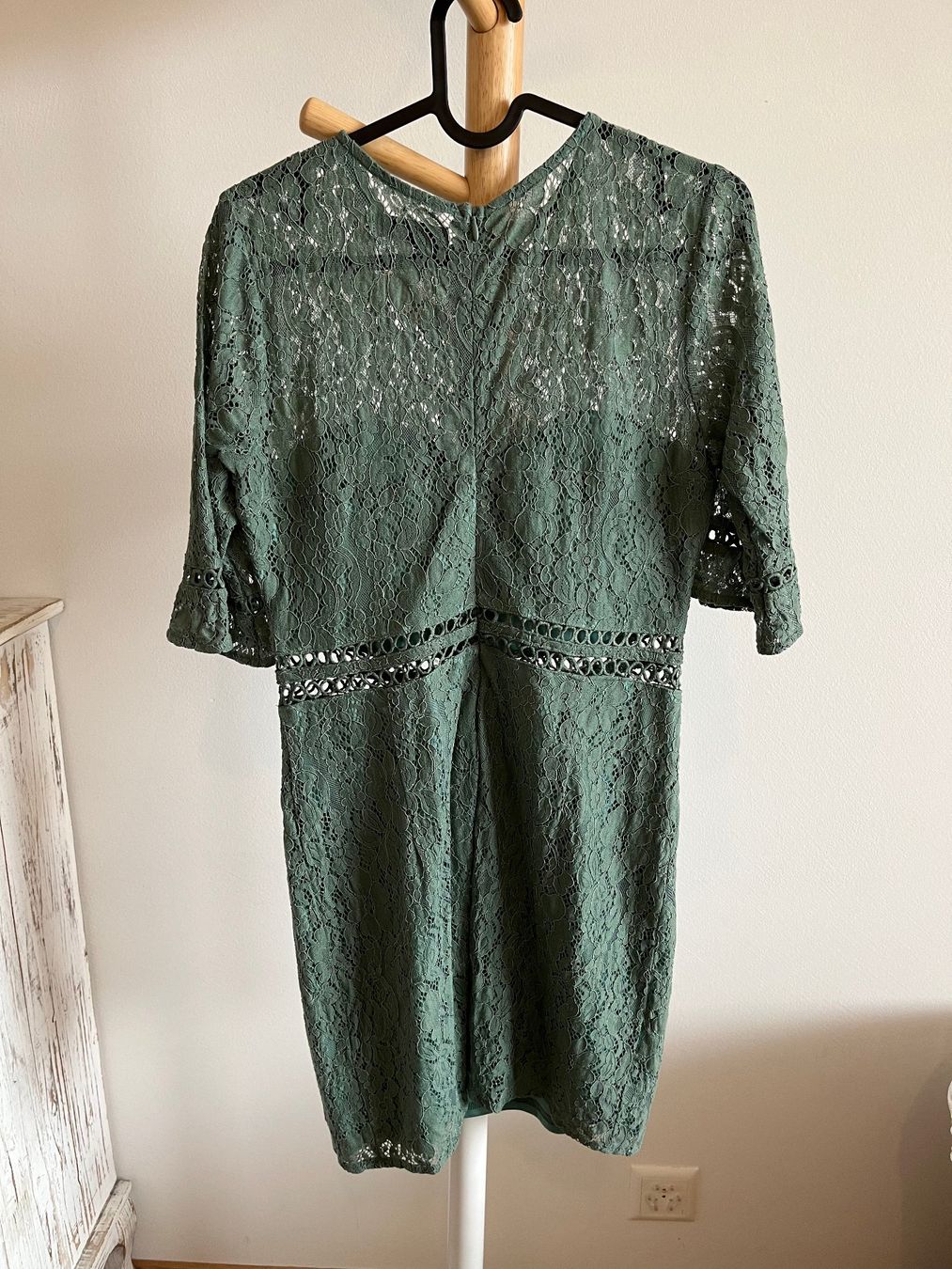 Kleider: grünes Cocktailkleid mit Spitze 36 – Neu (gemäss Beschreibung) aus Zürich von car_cr6w 3